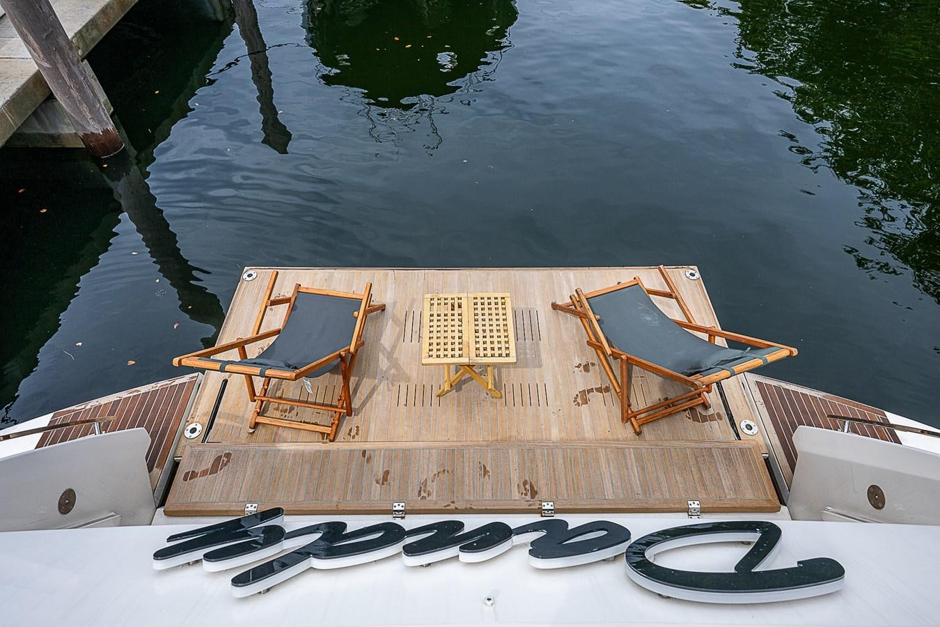 a boat on the water aboard DANDY 2021 FERRETTI 850 @ AVENTURA Yacht for Sale