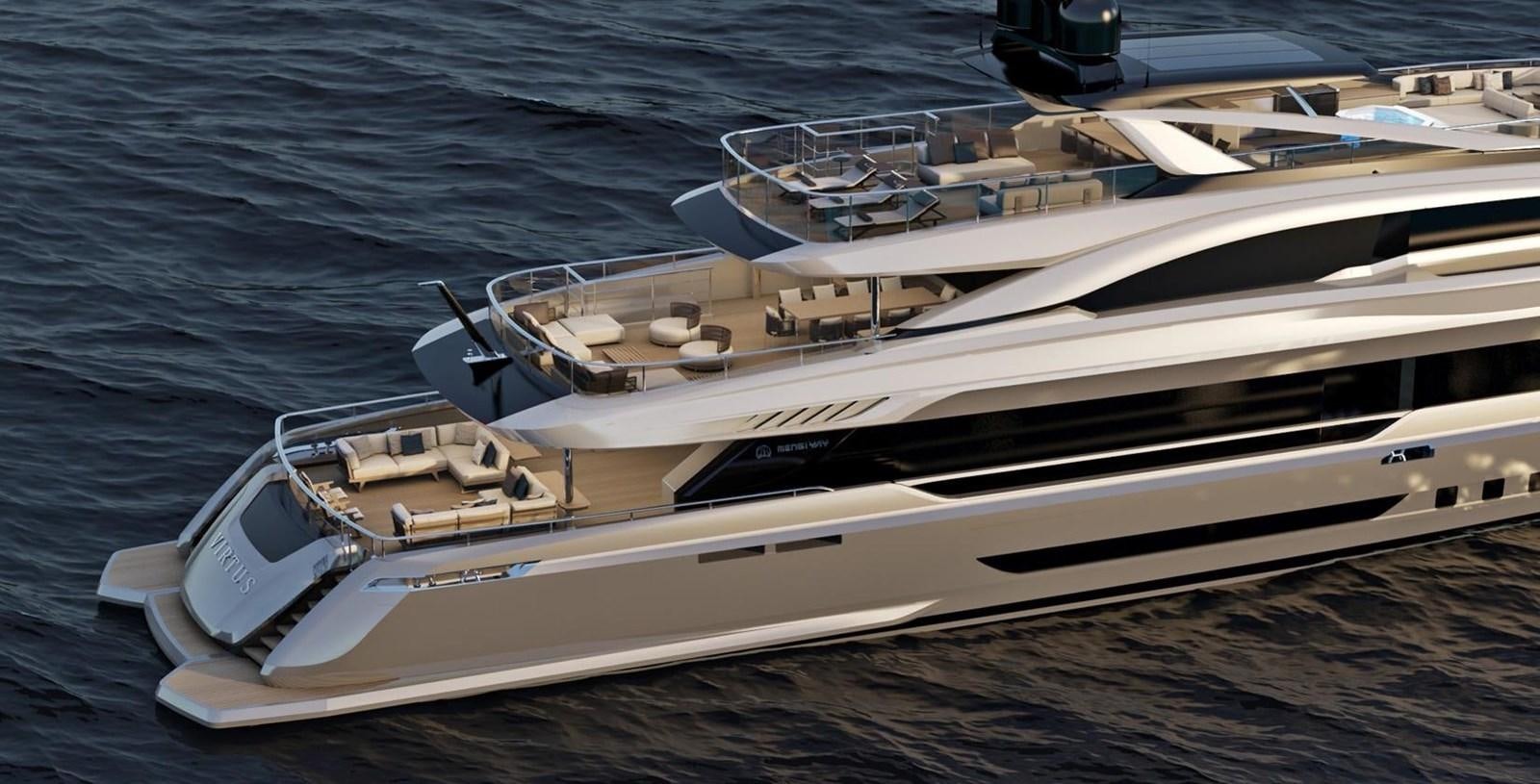 a boat on the water aboard VIRTUS 47M NB 115 Yacht for Sale