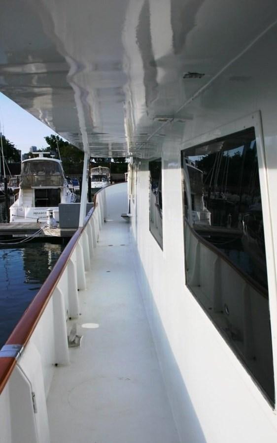 a boat on a body of water aboard ENCHANTRESS Yacht for Sale
