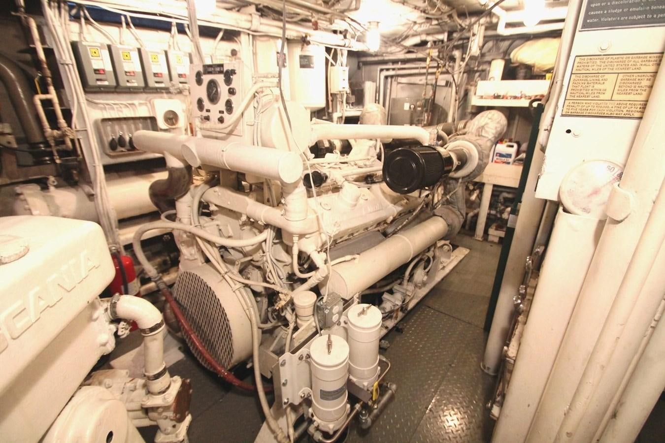 a machine with many wires aboard ENCHANTRESS Yacht for Sale