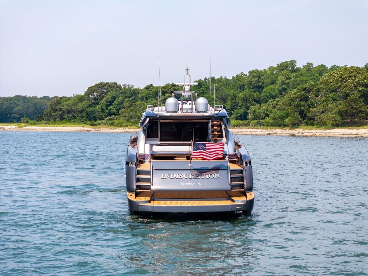 a boat in the water aboard INDISCRETION Yacht for Sale