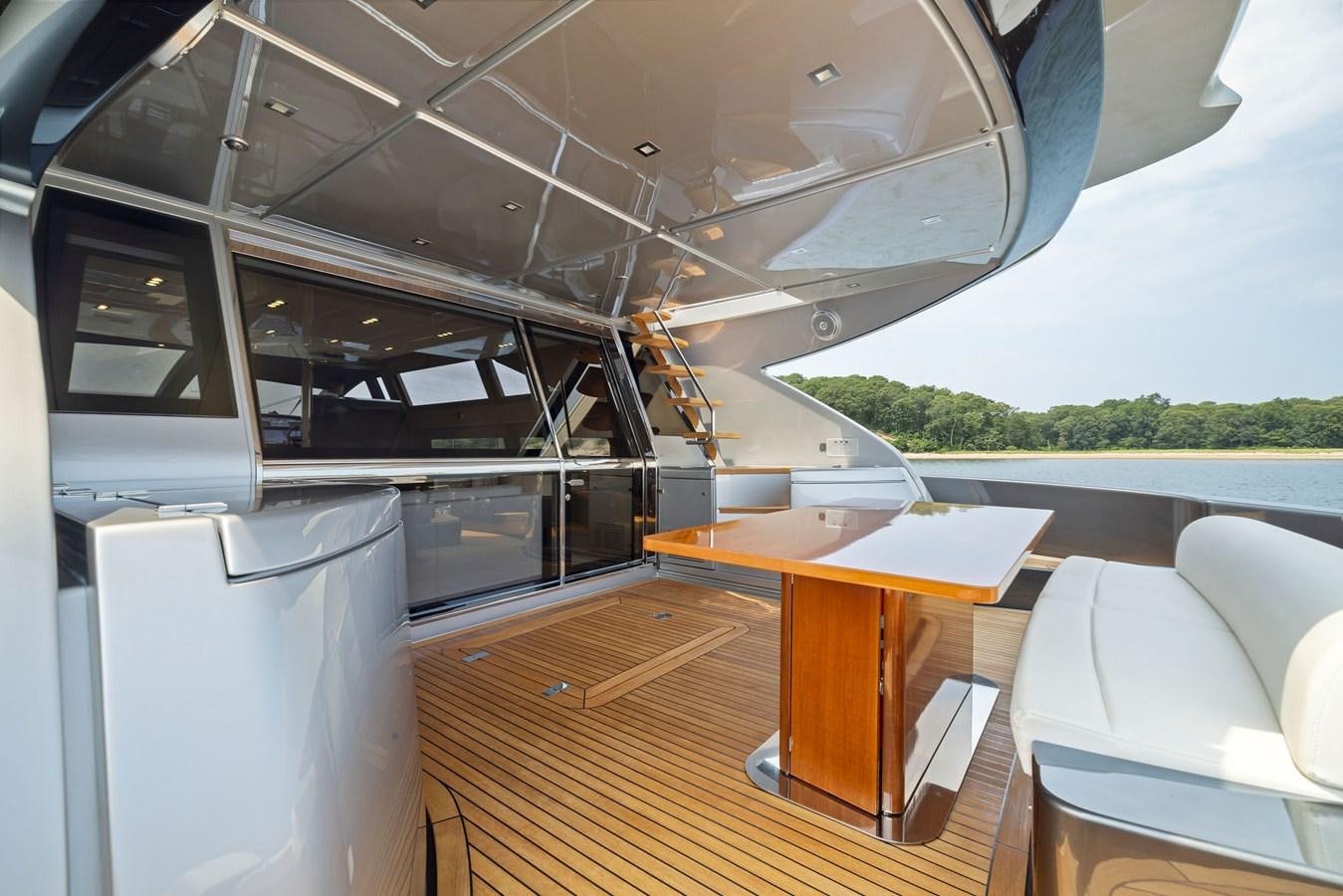 inside of a boat aboard INDISCRETION Yacht for Sale