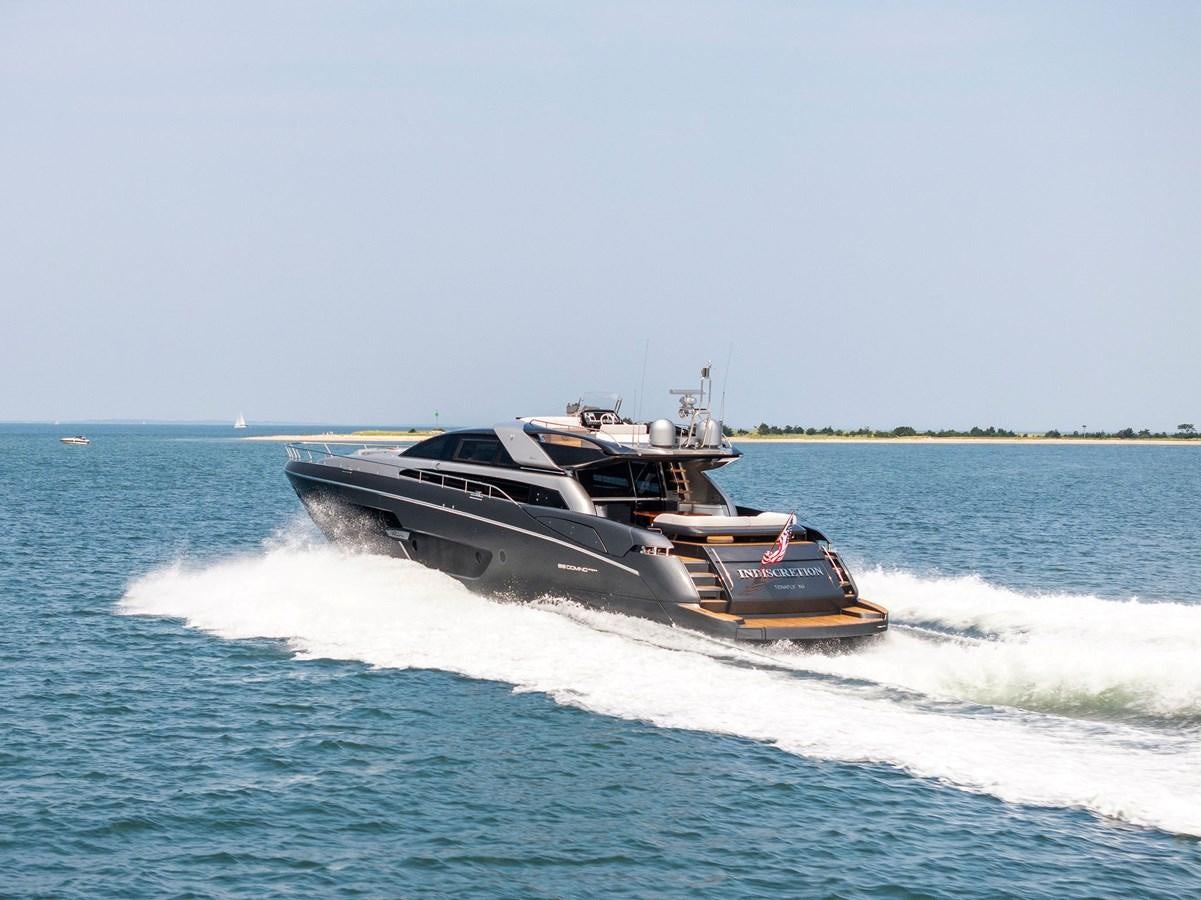 a boat on the water aboard INDISCRETION Yacht for Sale