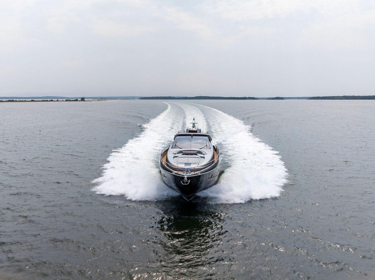 a car driving through water aboard INDISCRETION Yacht for Sale