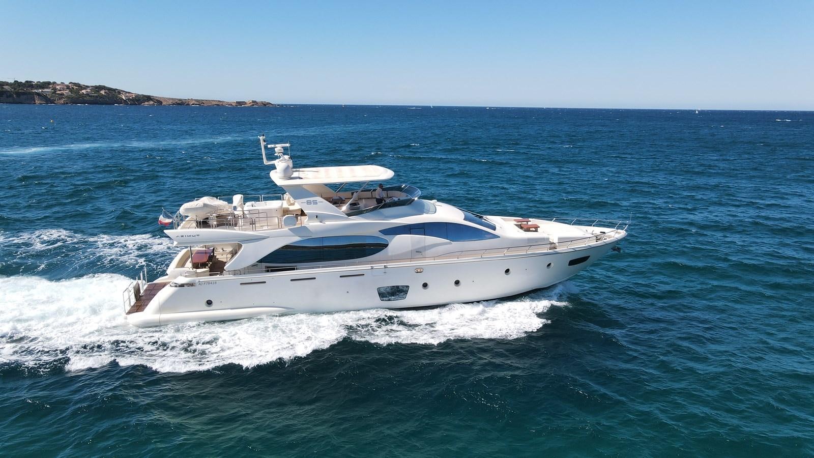 a boat on the water aboard EVA Yacht for Sale