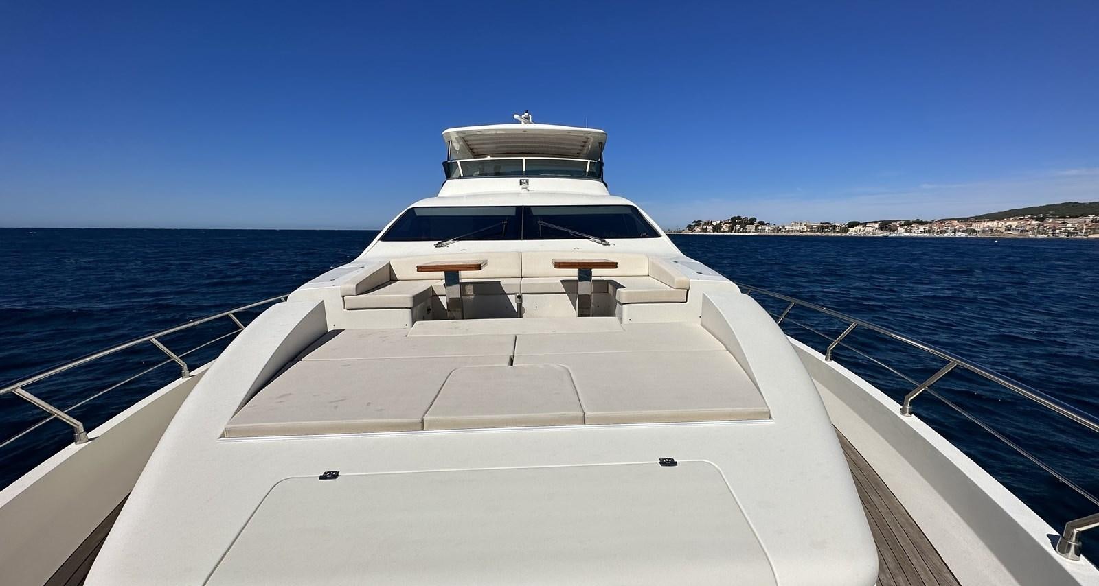 a boat on the water aboard EVA Yacht for Sale