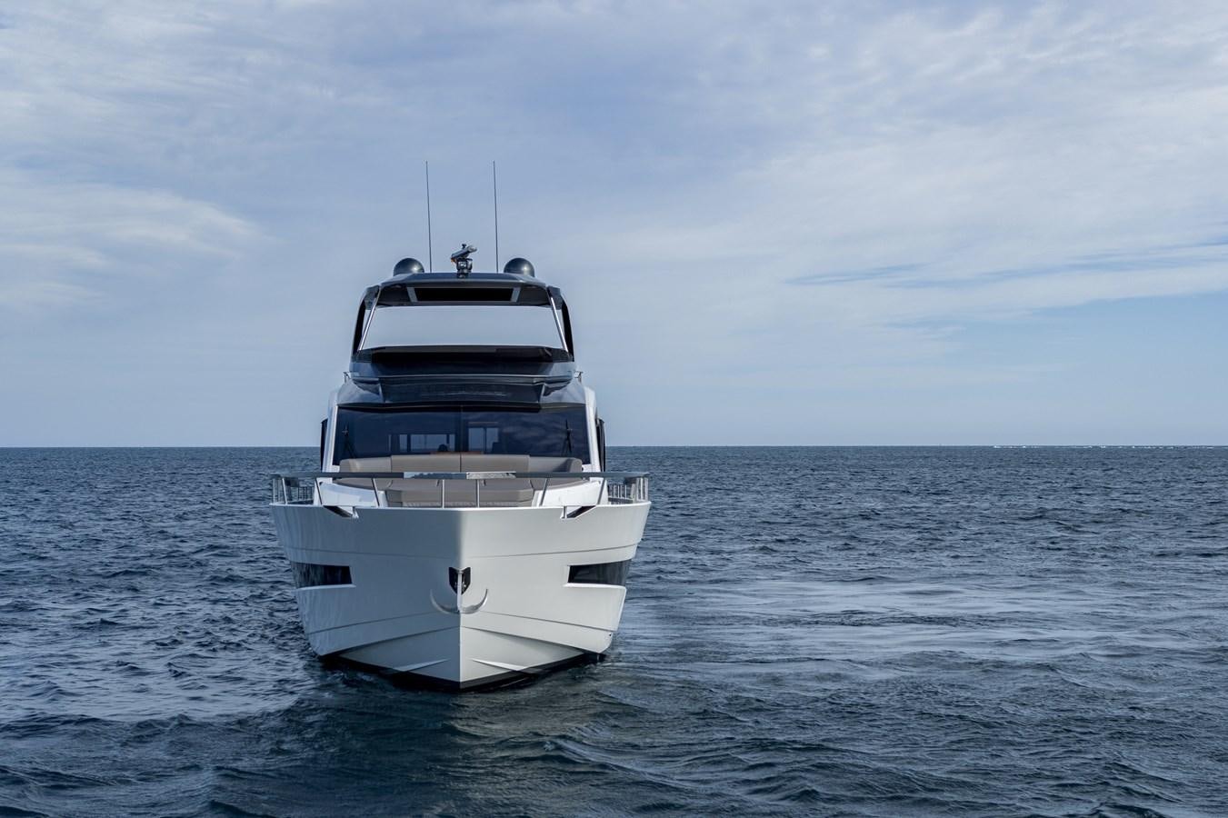 a boat in the water aboard ASTO82AS8724 Yacht for Sale