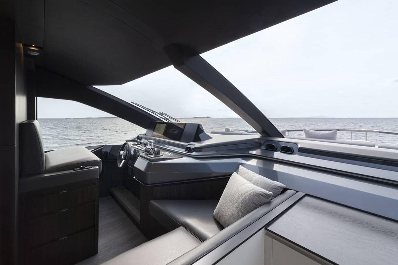inside of a car aboard ASTO82AS8724 Yacht for Sale