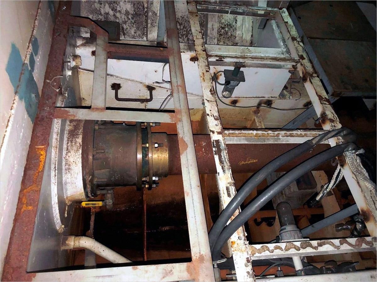 a metal object with pipes aboard SEA MONSTER Yacht for Sale