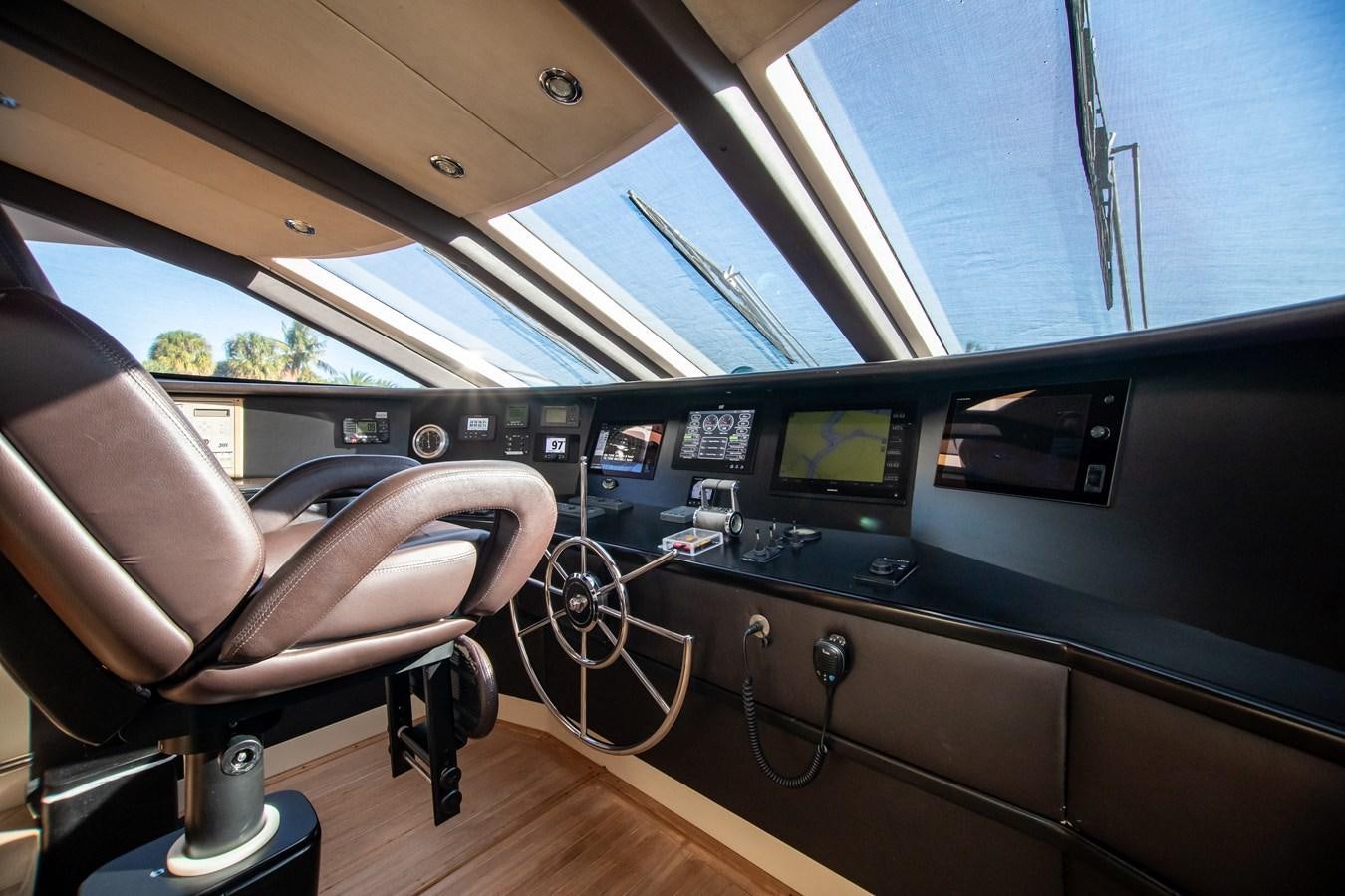 inside of a vehicle aboard GRANDEUR Yacht for Sale
