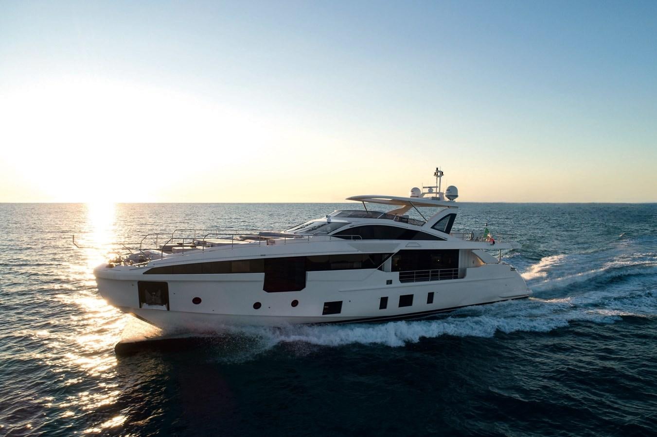a white yacht in the water aboard ONE & ONLY Yacht for Sale