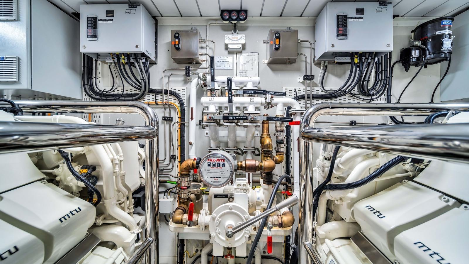 a close-up of a machine aboard ONE & ONLY Yacht for Sale
