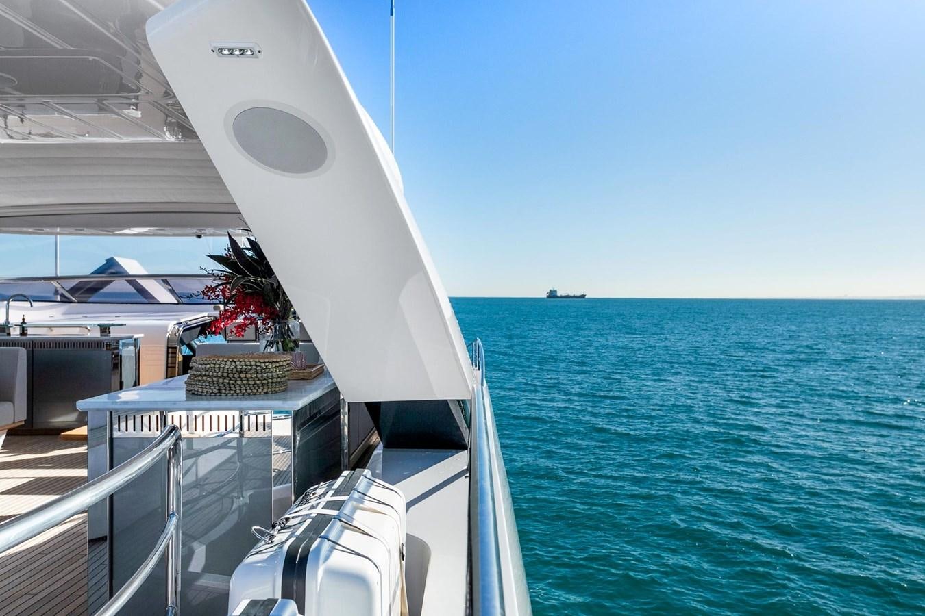 a boat on the water aboard POPS Yacht for Sale