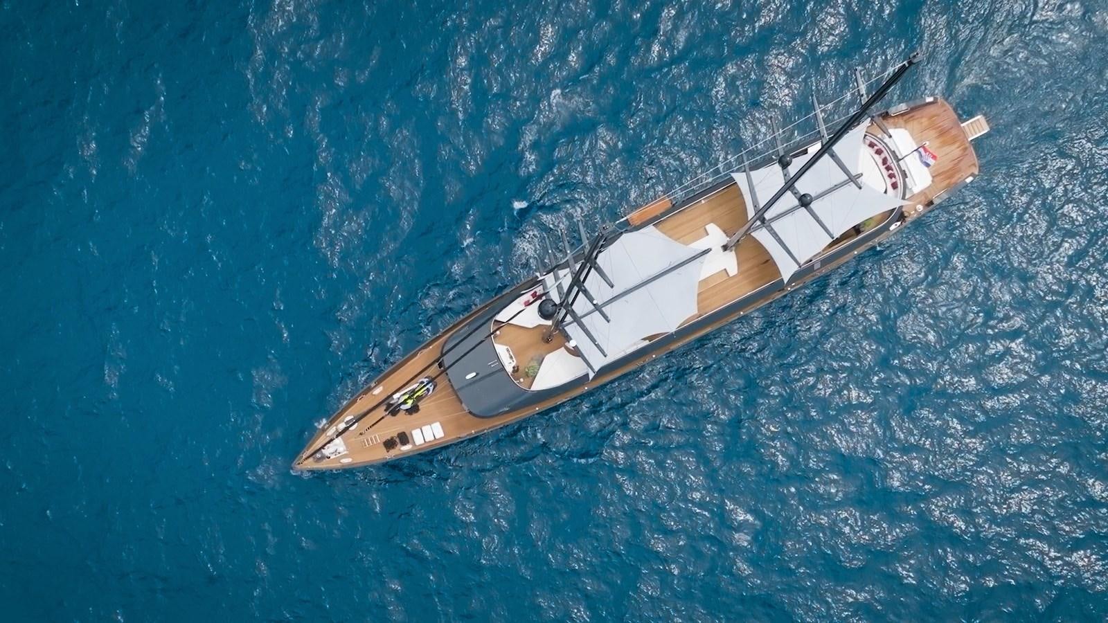 a satellite in space aboard REPOSADO Yacht for Sale