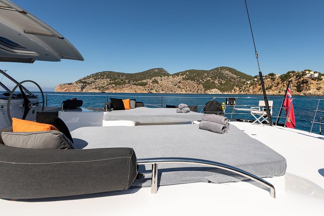 a boat on the water aboard BLISS Yacht for Sale