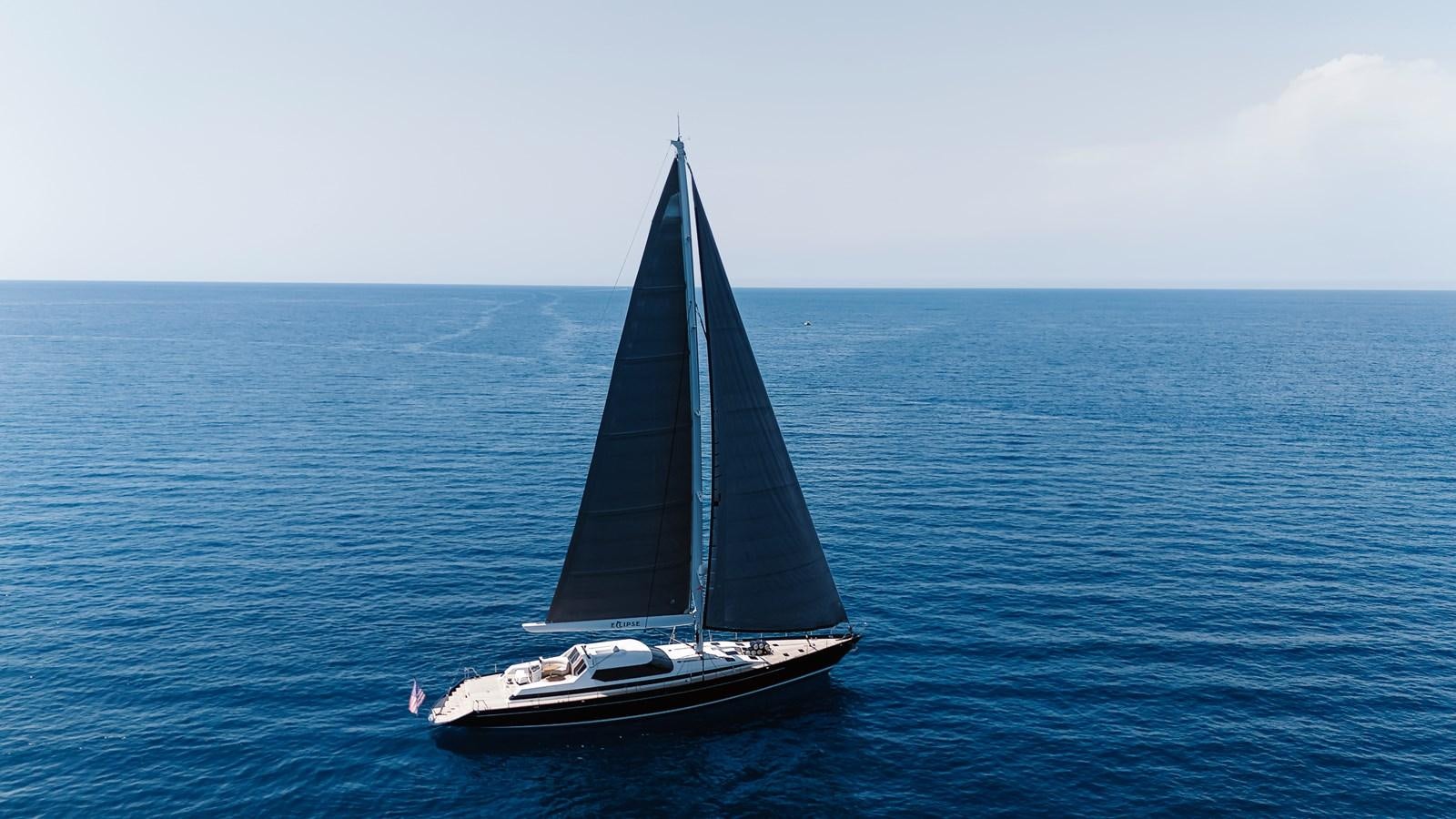 a sailboat in the water aboard ECLIPSE Yacht for Sale