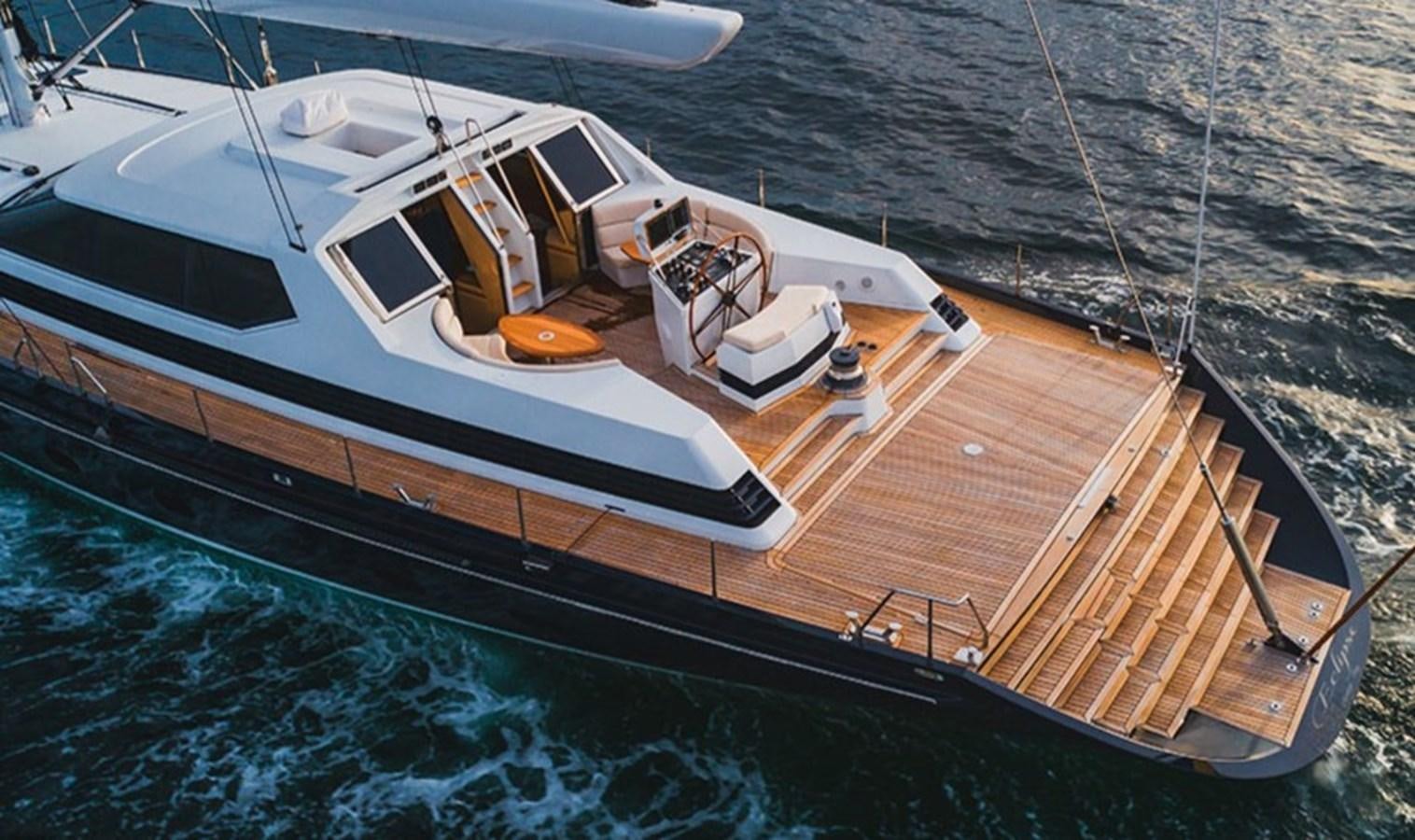 a boat on the water aboard ECLIPSE Yacht for Sale