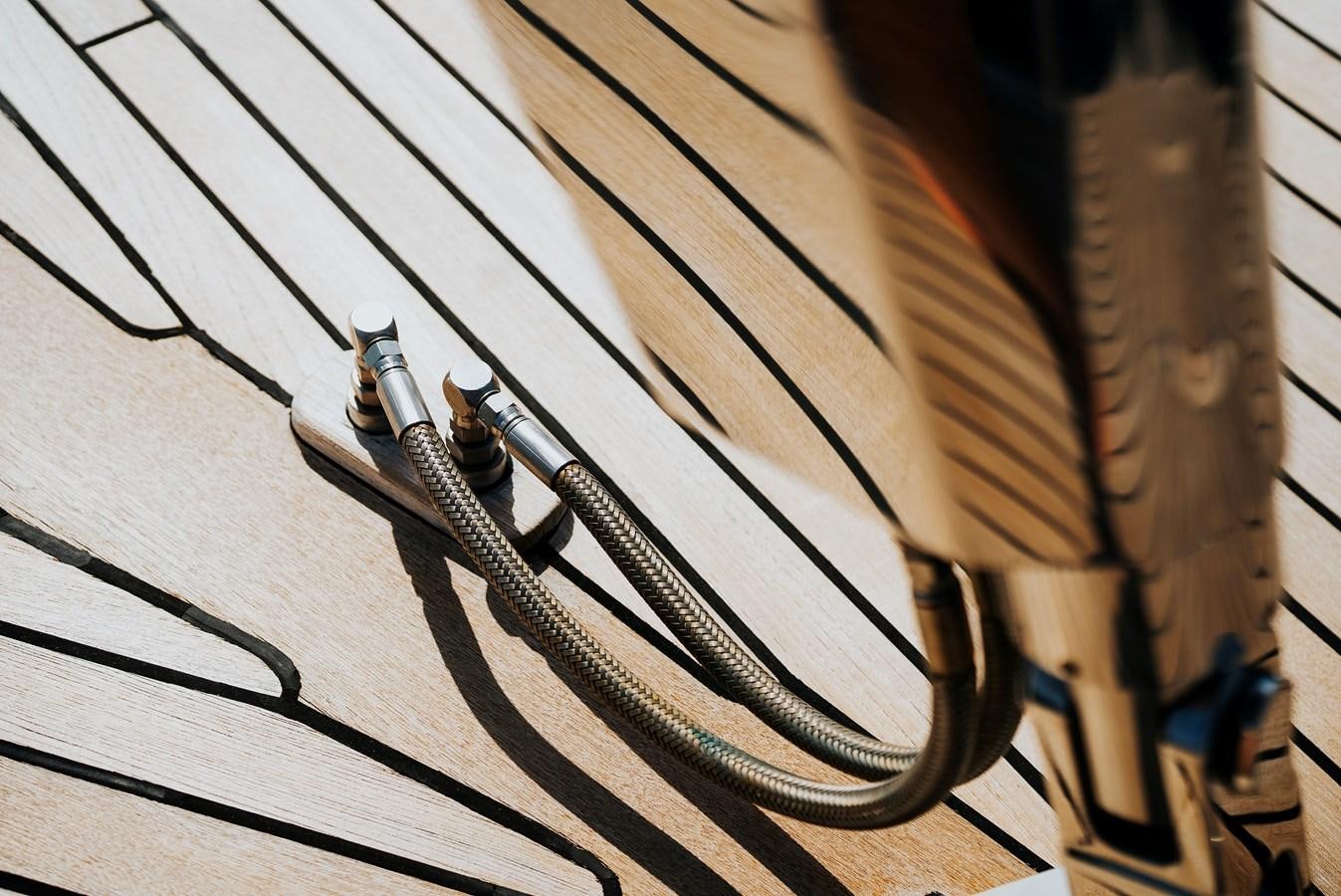 a close-up of a guitar aboard ECLIPSE Yacht for Sale