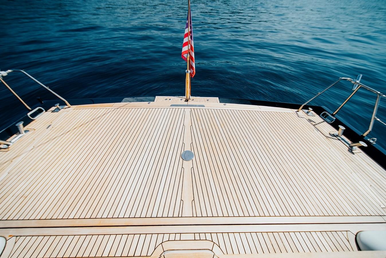 a flag on a boat aboard ECLIPSE Yacht for Sale