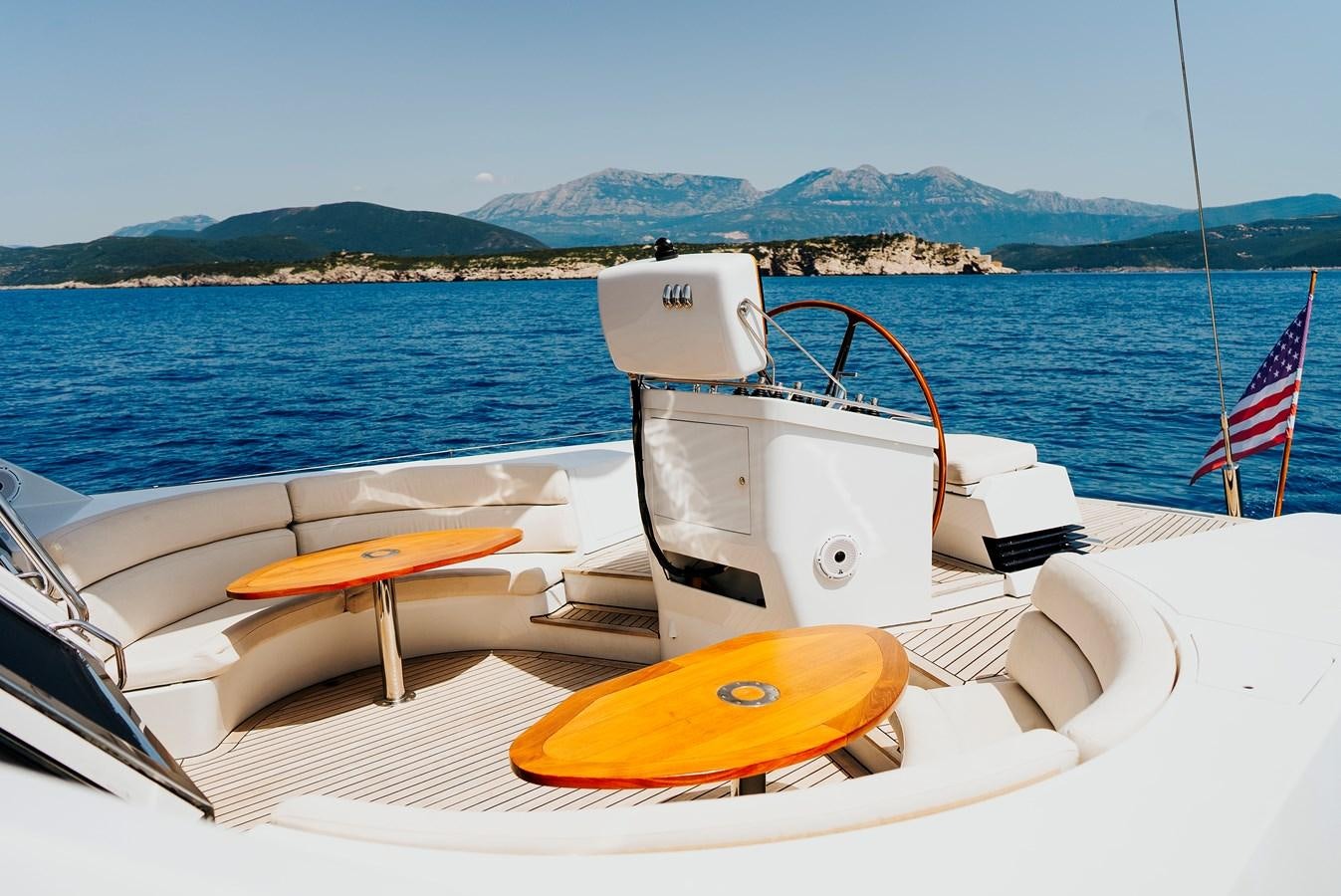 a boat with a life jacket on it aboard ECLIPSE Yacht for Sale