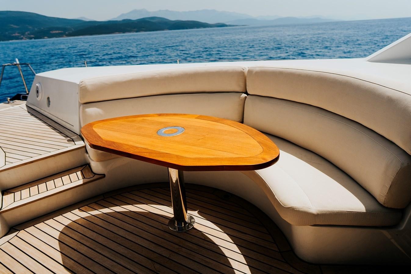 a boat on a deck aboard ECLIPSE Yacht for Sale