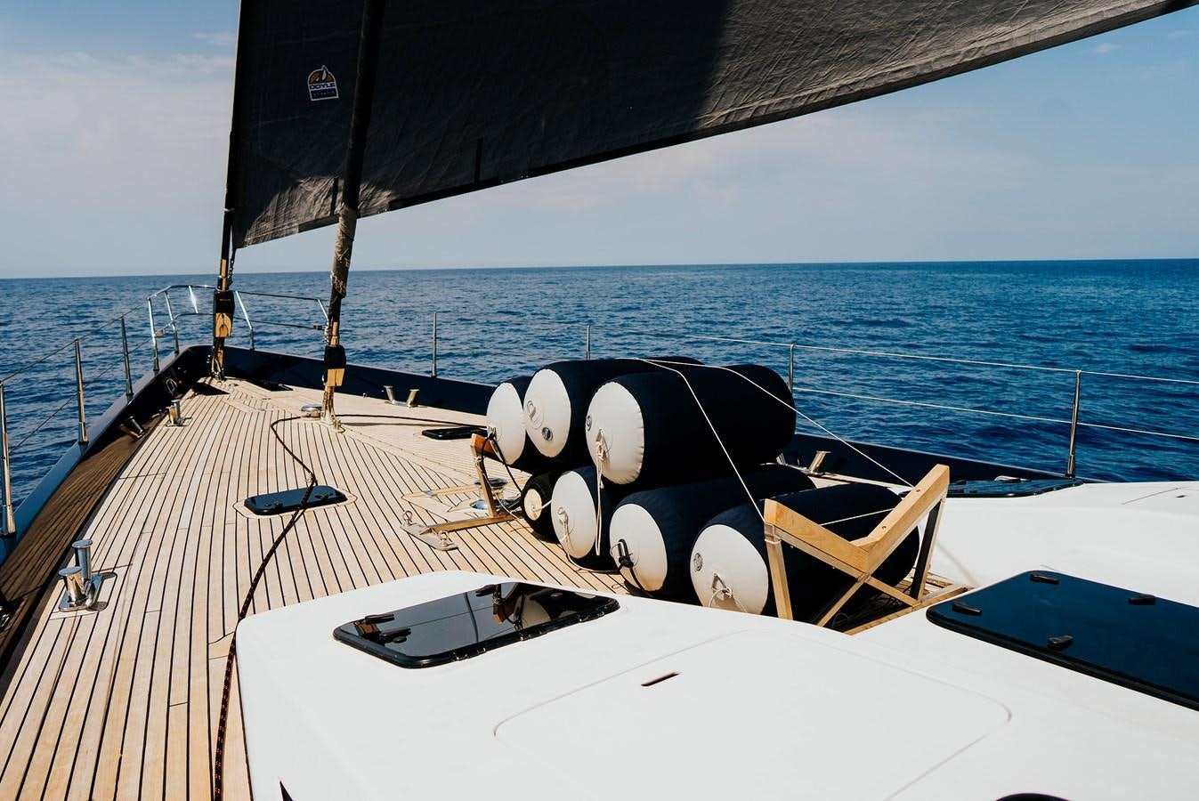 a boat on a deck aboard ECLIPSE Yacht for Sale