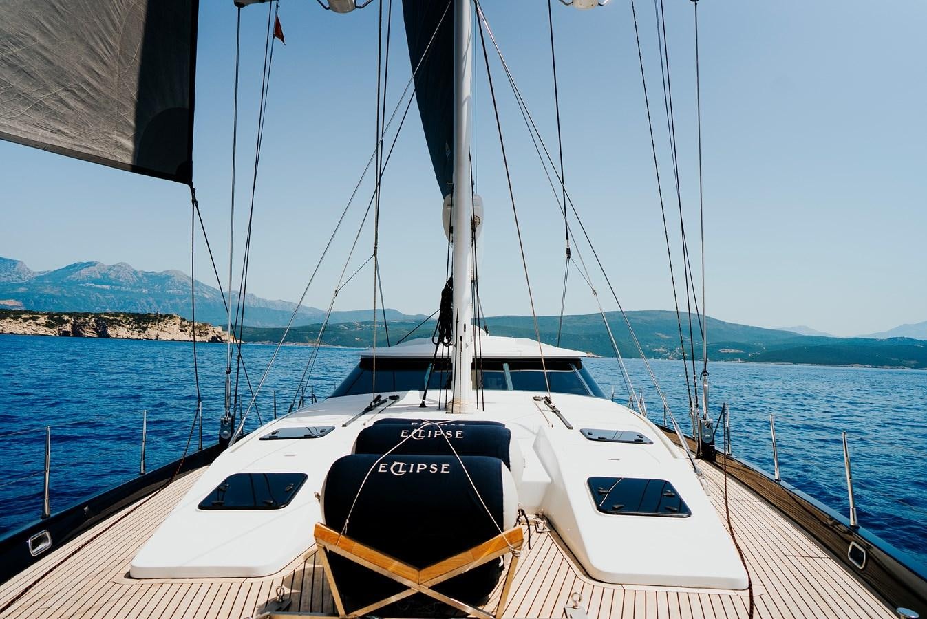 a boat on the water aboard ECLIPSE Yacht for Sale