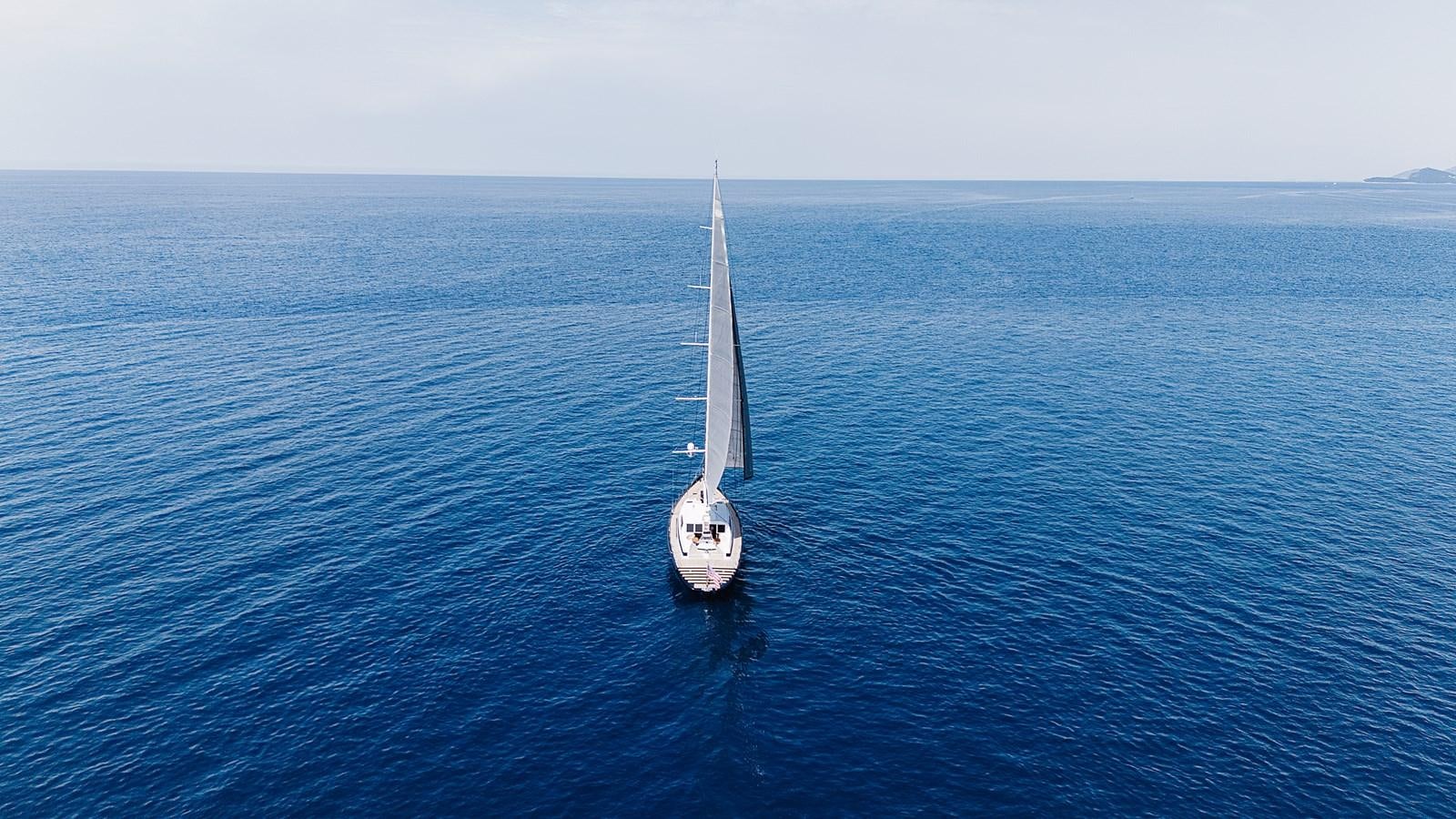 a white boat in the water aboard ECLIPSE Yacht for Sale