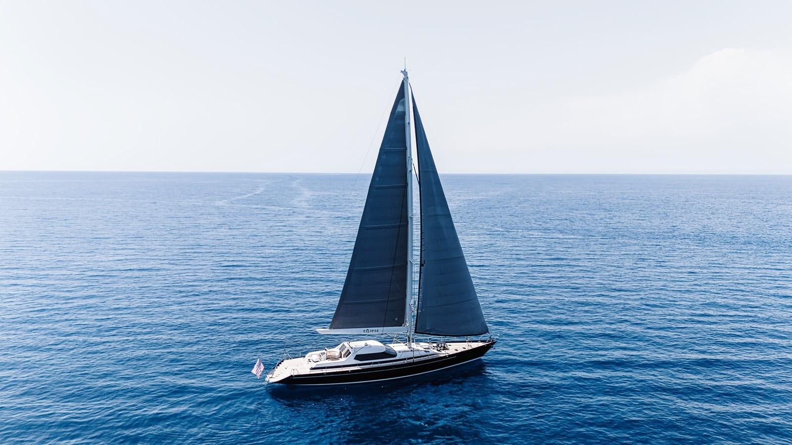 a sailboat in the water aboard ECLIPSE Yacht for Sale