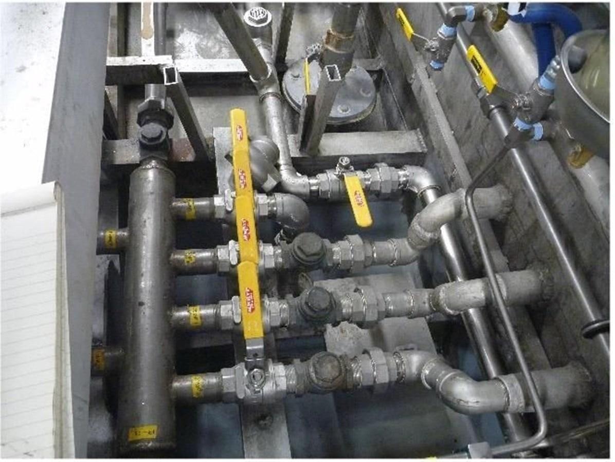 a close-up of a machine aboard OCEAN THUNDER Yacht for Sale