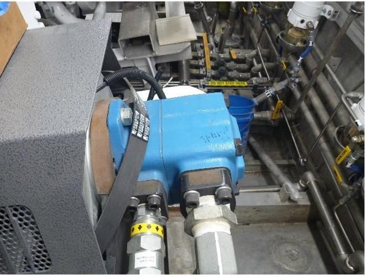 a blue machine with a blue strap aboard OCEAN THUNDER Yacht for Sale