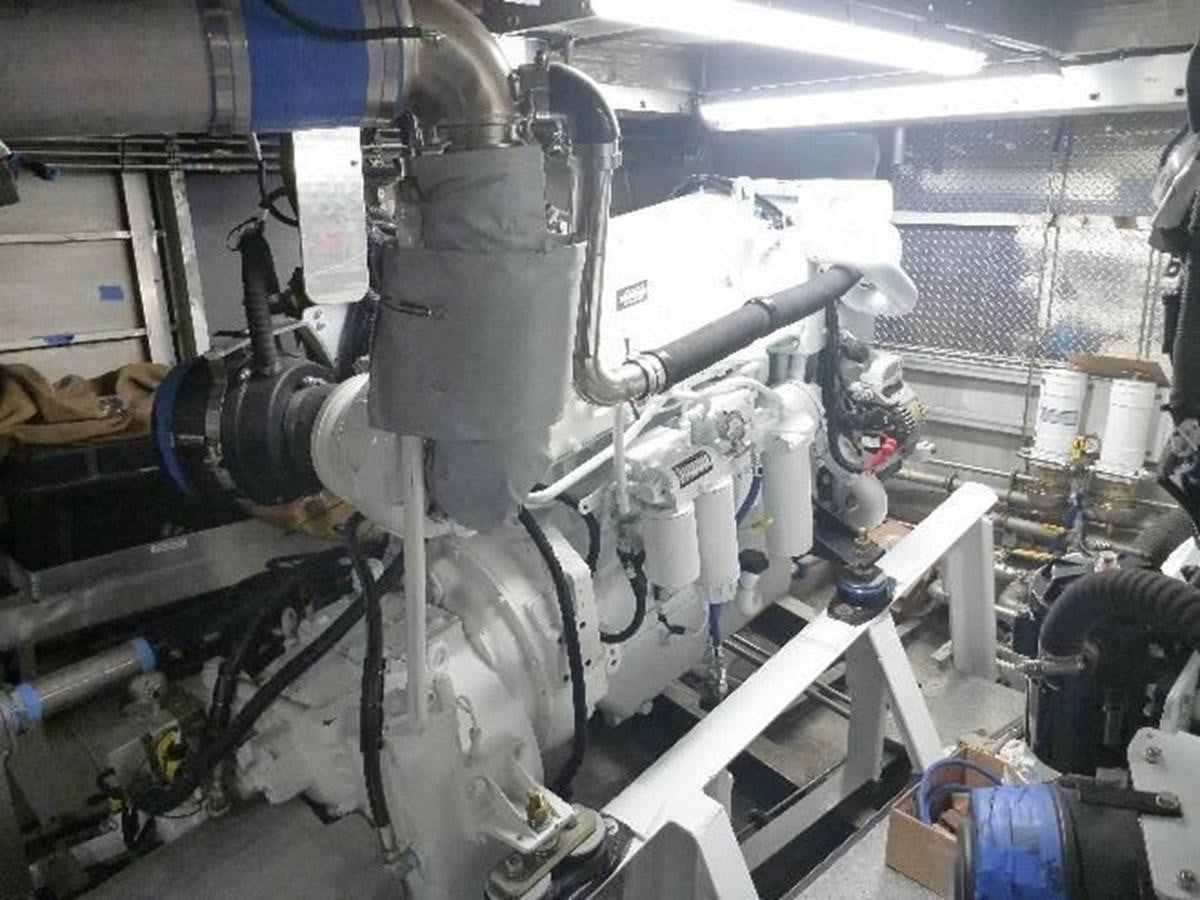a machine with a large metal object aboard OCEAN THUNDER Yacht for Sale