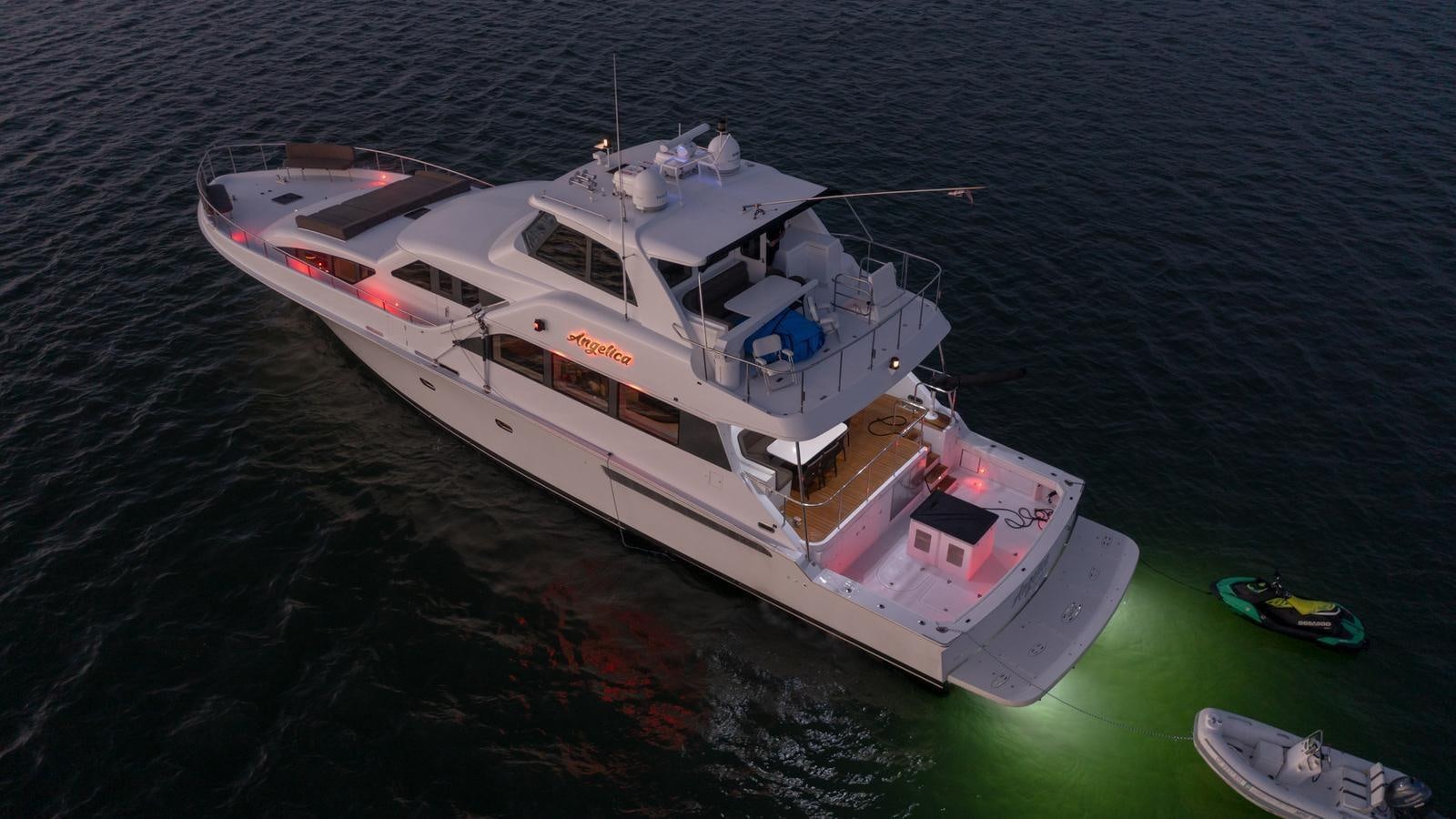 a ship on the water aboard ANGELICA Yacht for Sale