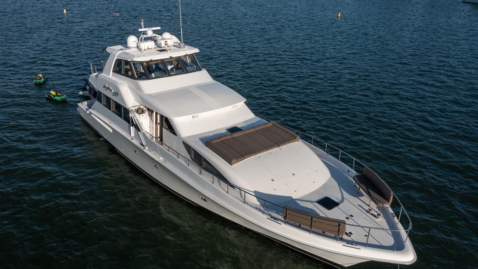 a ship in the water aboard ANGELICA Yacht for Sale