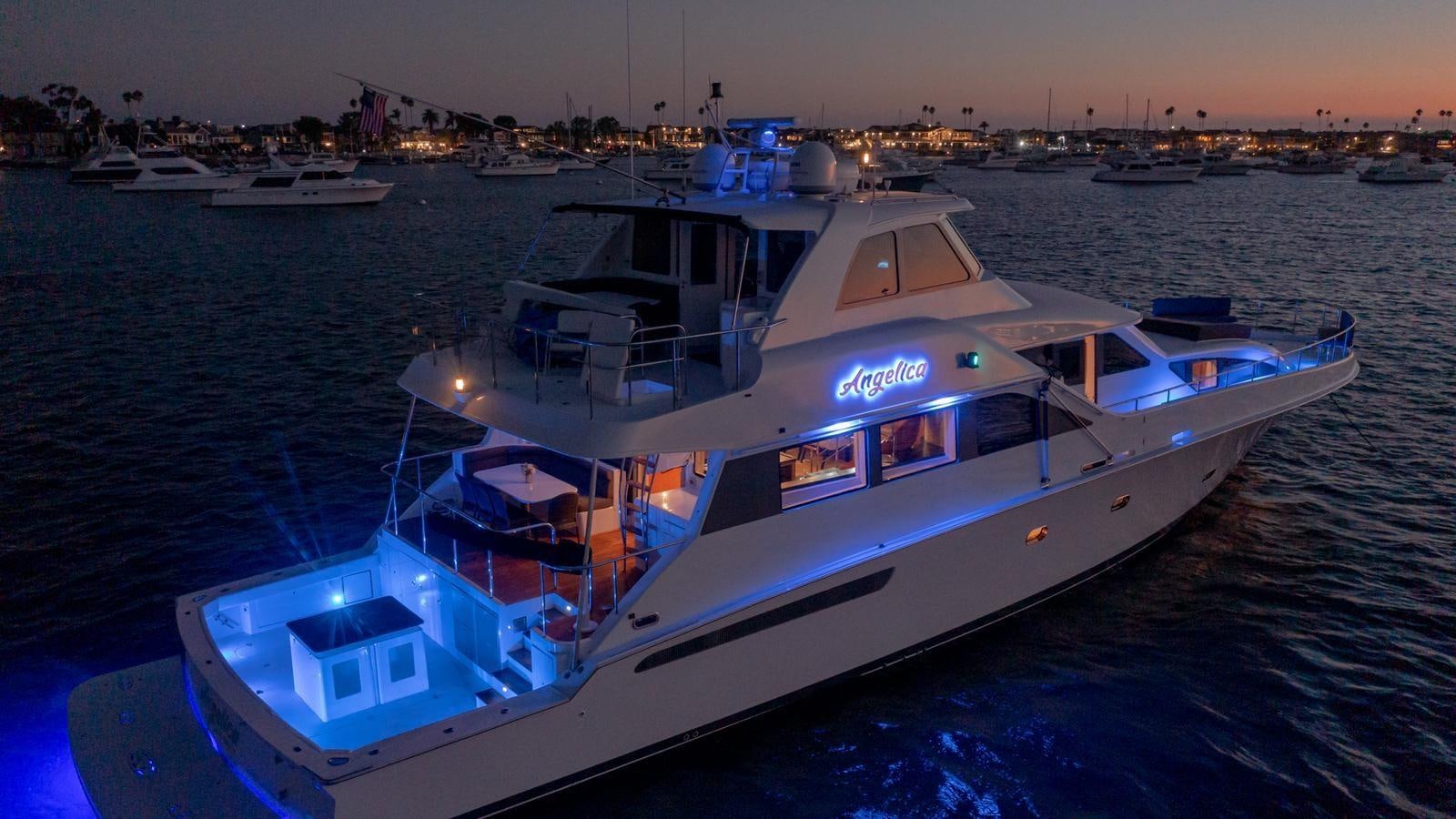 a boat in the water aboard ANGELICA Yacht for Sale