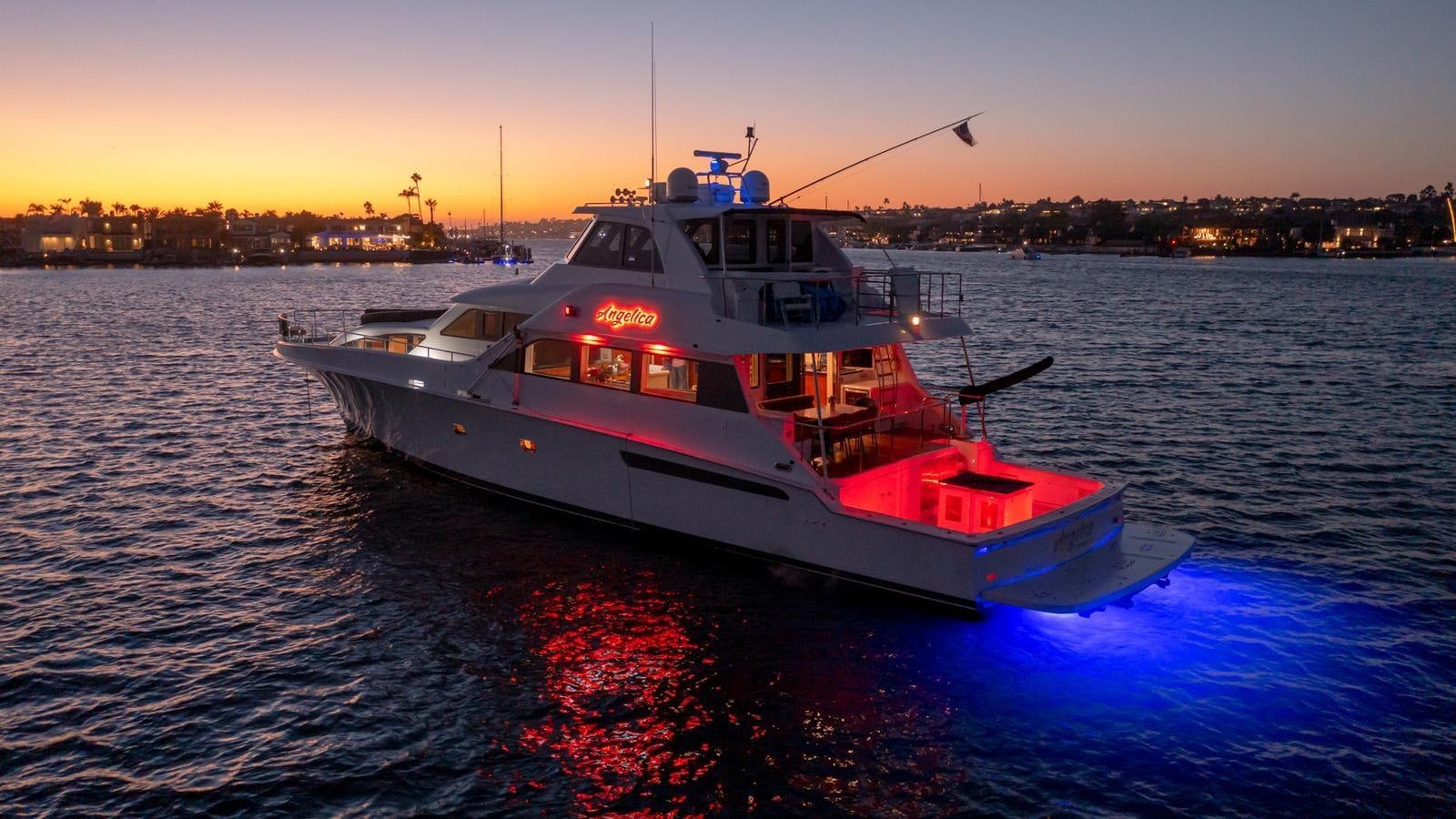 a boat on the water aboard ANGELICA Yacht for Sale