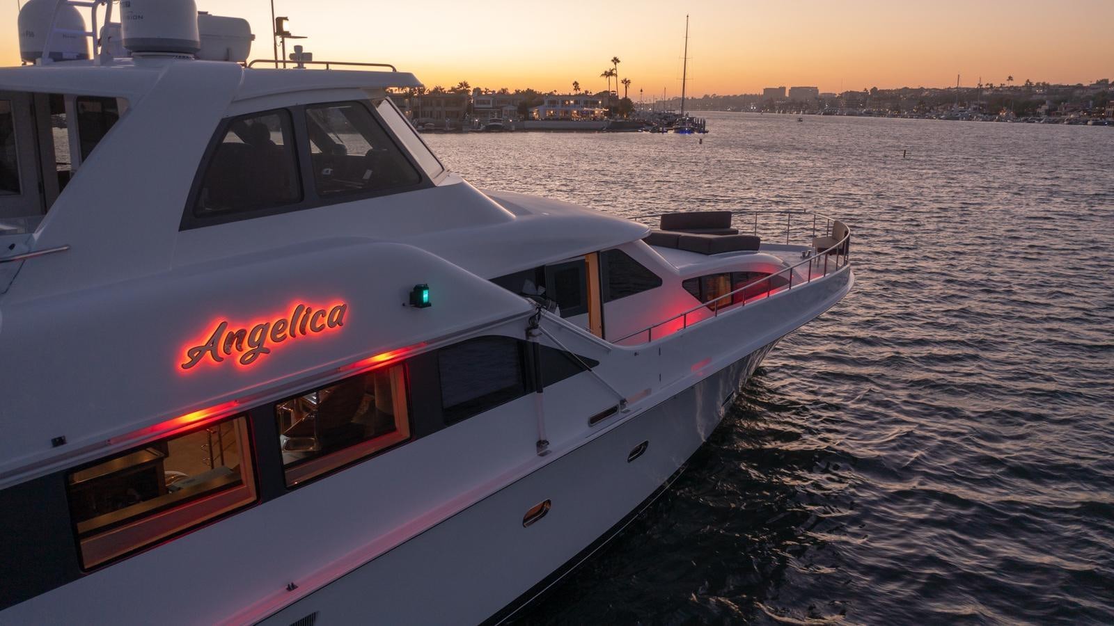 a boat in the water aboard ANGELICA Yacht for Sale