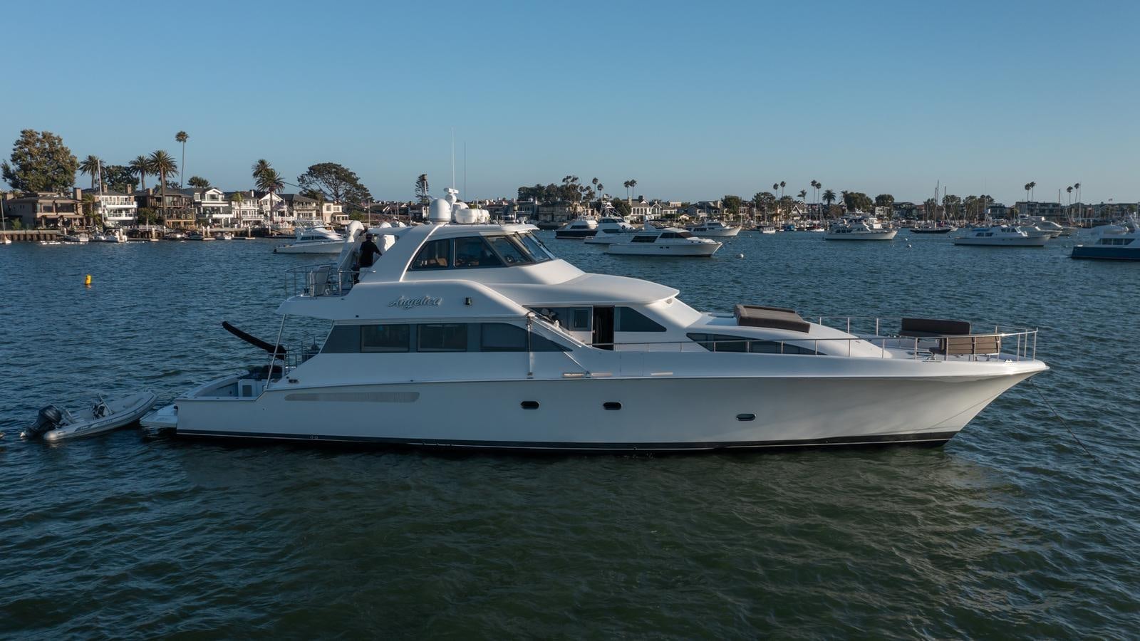 a boat in the water aboard ANGELICA Yacht for Sale