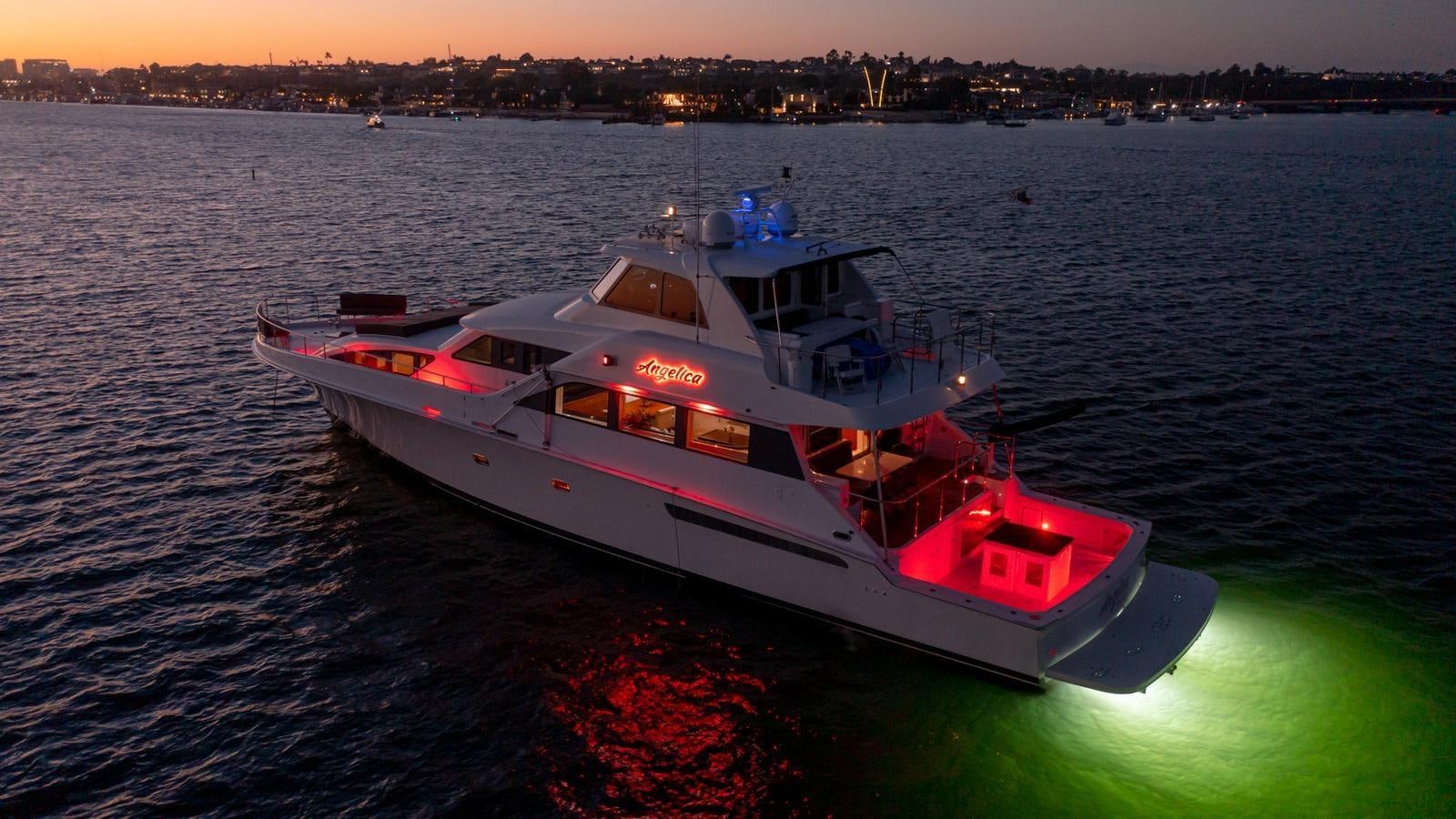 a boat on the water aboard ANGELICA Yacht for Sale