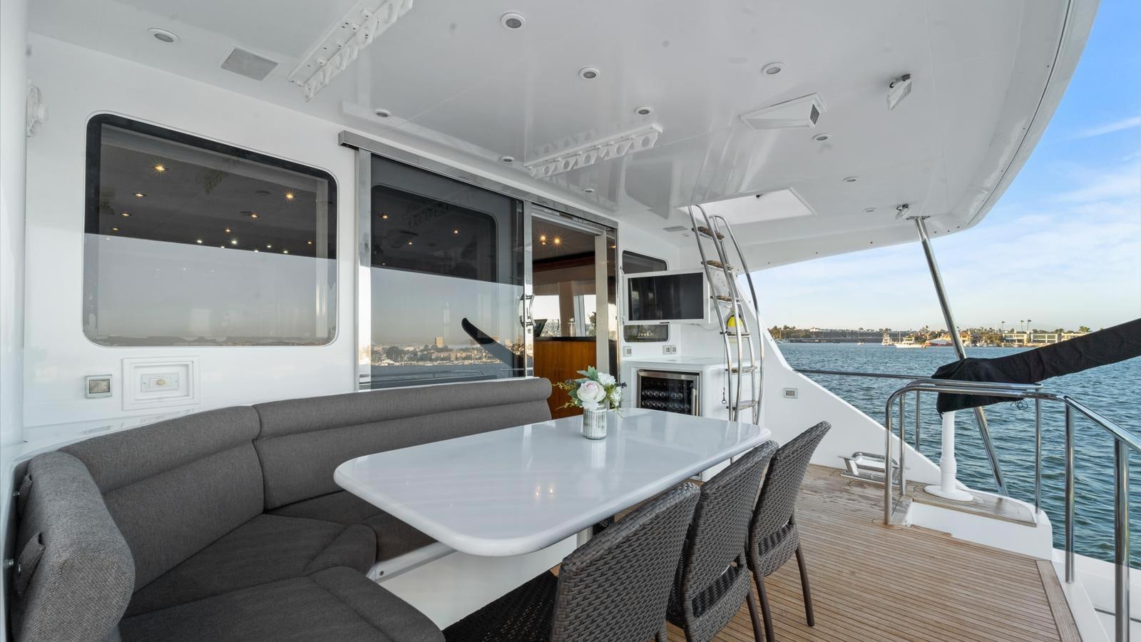 a boat on the water aboard ANGELICA Yacht for Sale