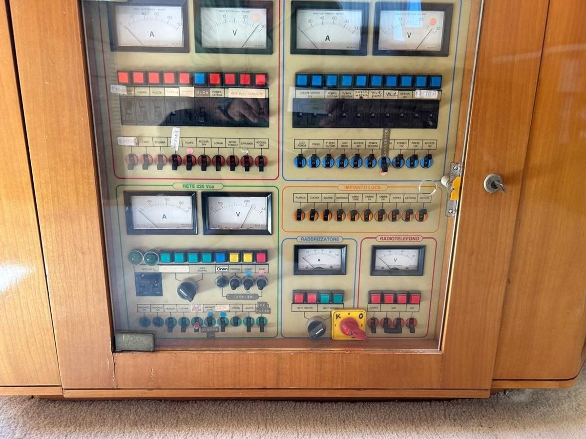 a vending machine with many buttons aboard MILMAR Yacht for Sale