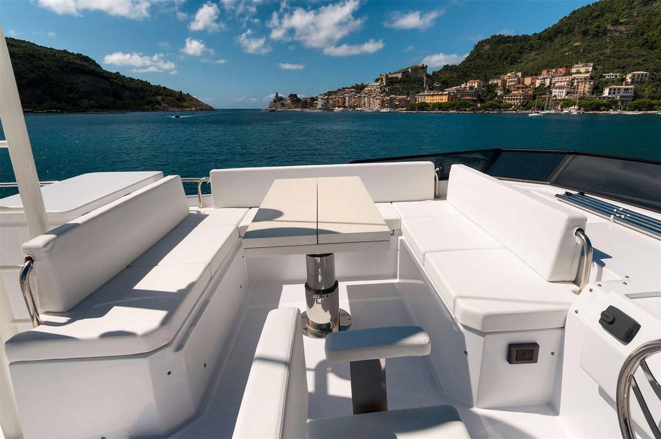 a boat on the water aboard SUNDECK YACHTS Yacht for Sale