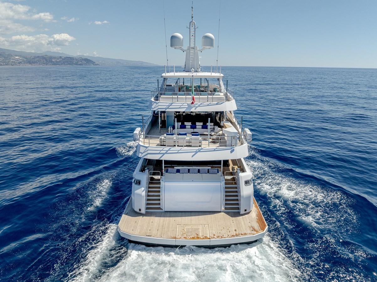 a boat on the water aboard RSY C.129 Yacht for Sale