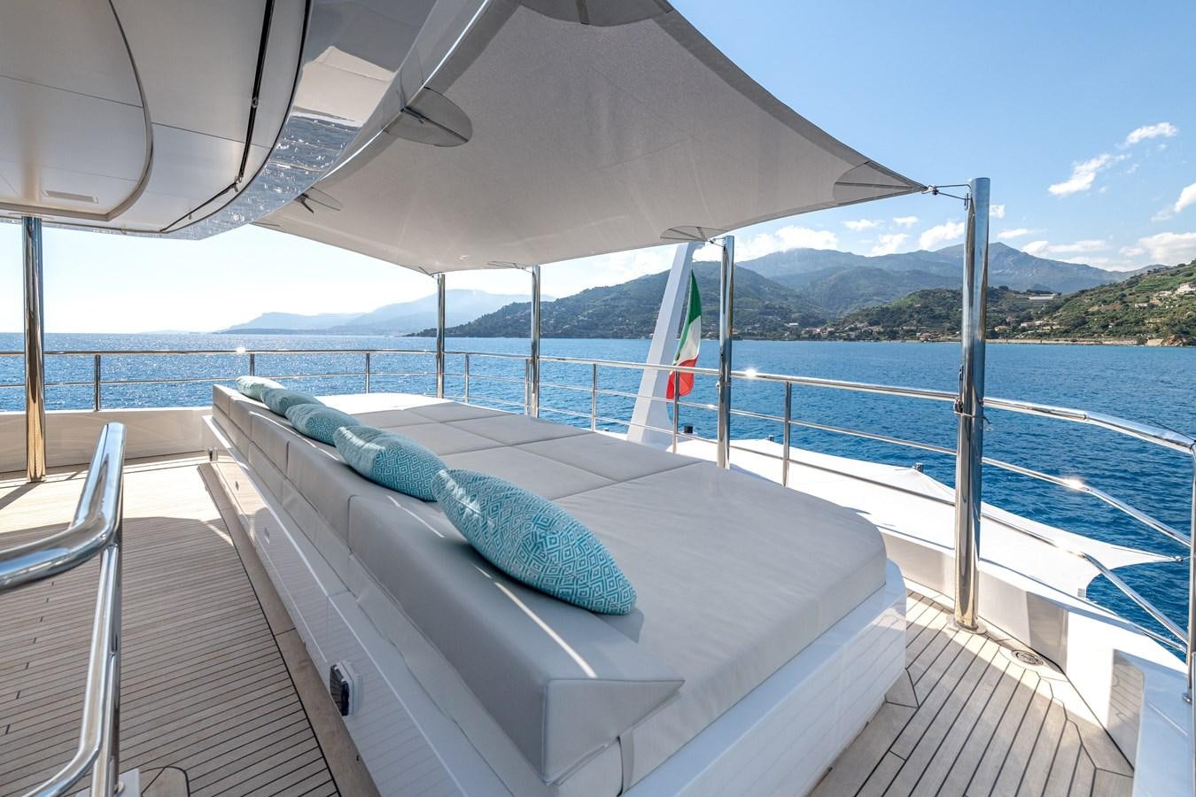 a boat on the water aboard RSY C.129 Yacht for Sale