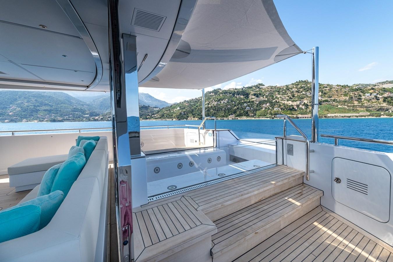 a boat on the water aboard RSY C.129 Yacht for Sale