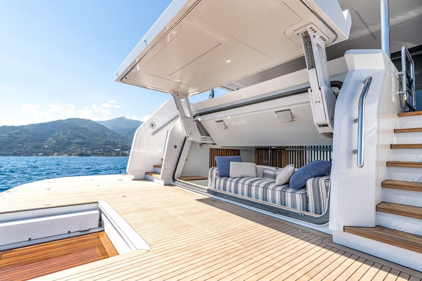 a boat on the water aboard RSY C.129 Yacht for Sale