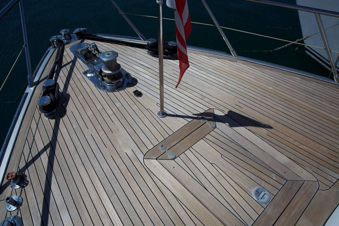 a boat on the water aboard SILVER SKY Yacht for Sale