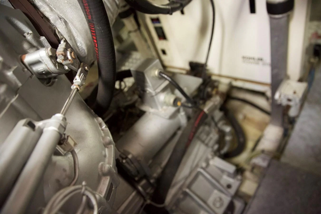a machine with wires aboard SILVER SKY Yacht for Sale