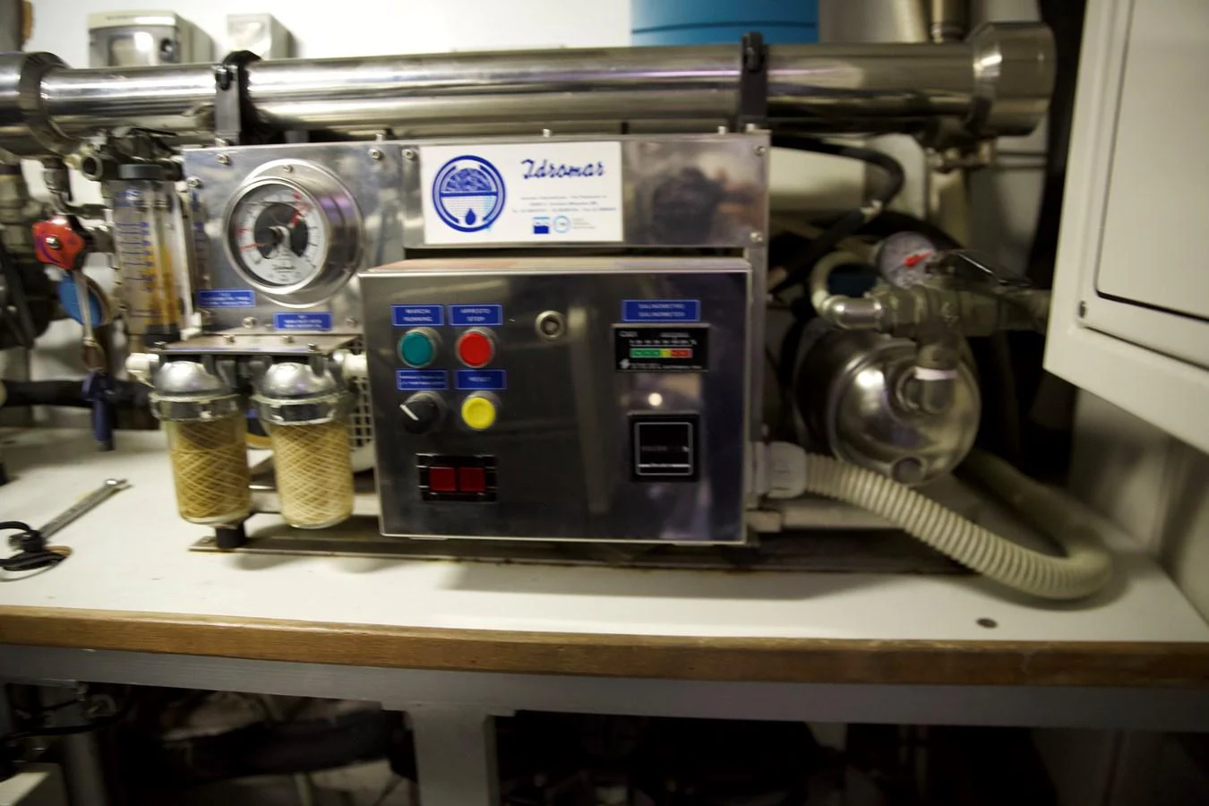 a machine with buttons and dials aboard SILVER SKY Yacht for Sale