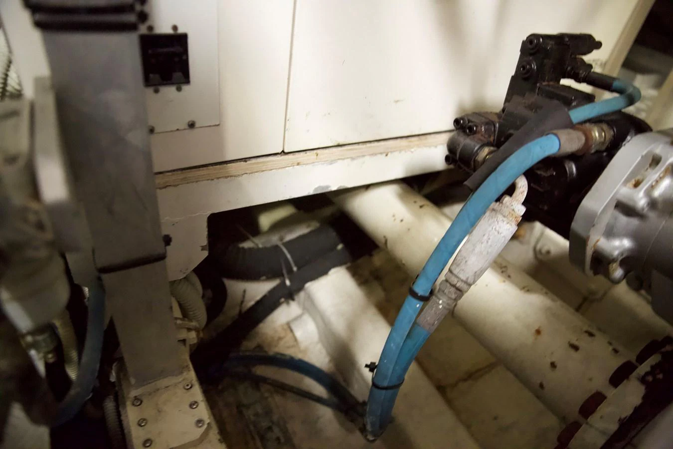 a close-up of a machine aboard SILVER SKY Yacht for Sale